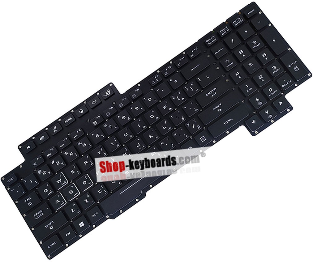 Asus 0KNR0-E610FR00 Keyboard replacement