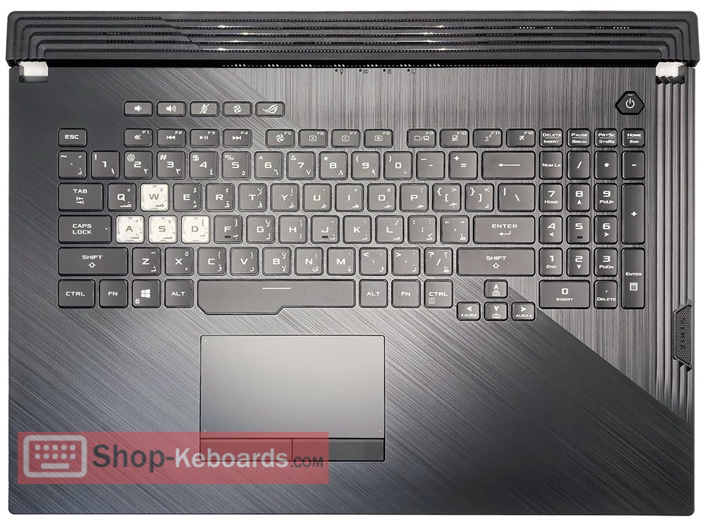 Asus 90NR01T6-R33IT0  Keyboard replacement
