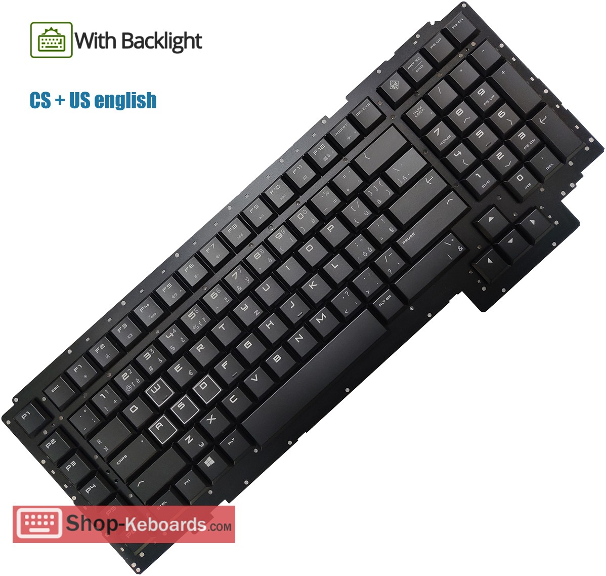 HP Omen 17-AP002UR  Keyboard replacement
