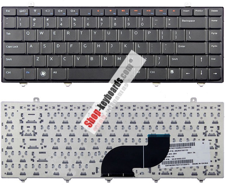 Dell 9Z.N1K82.C0G Keyboard replacement