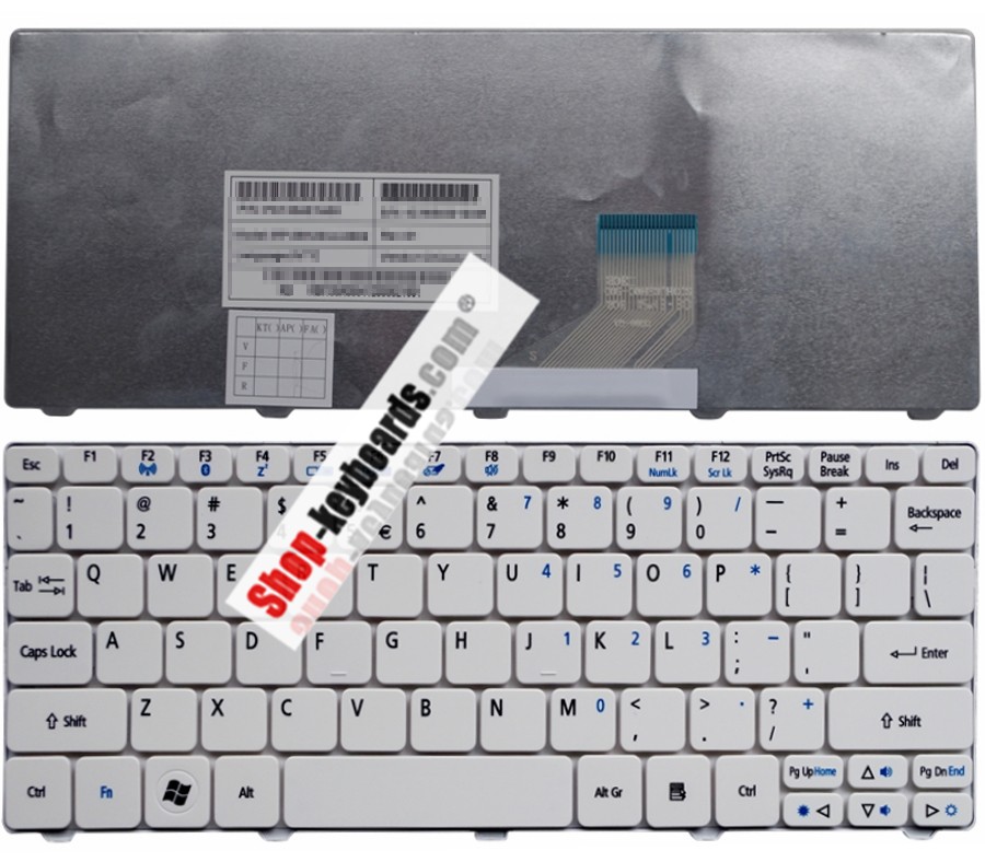 Acer Aspire ONE D257 Keyboard replacement
