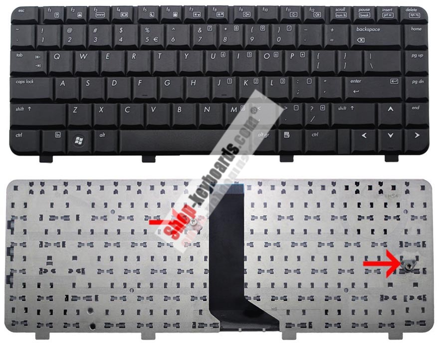 HP 455264-051 Keyboard replacement