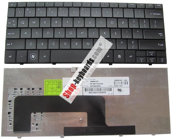 HP Mini 1000 Vivienne Tam Keyboard replacement