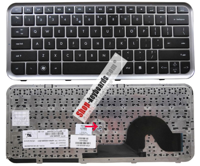 HP PAVILION DM3-1123AX  Keyboard replacement