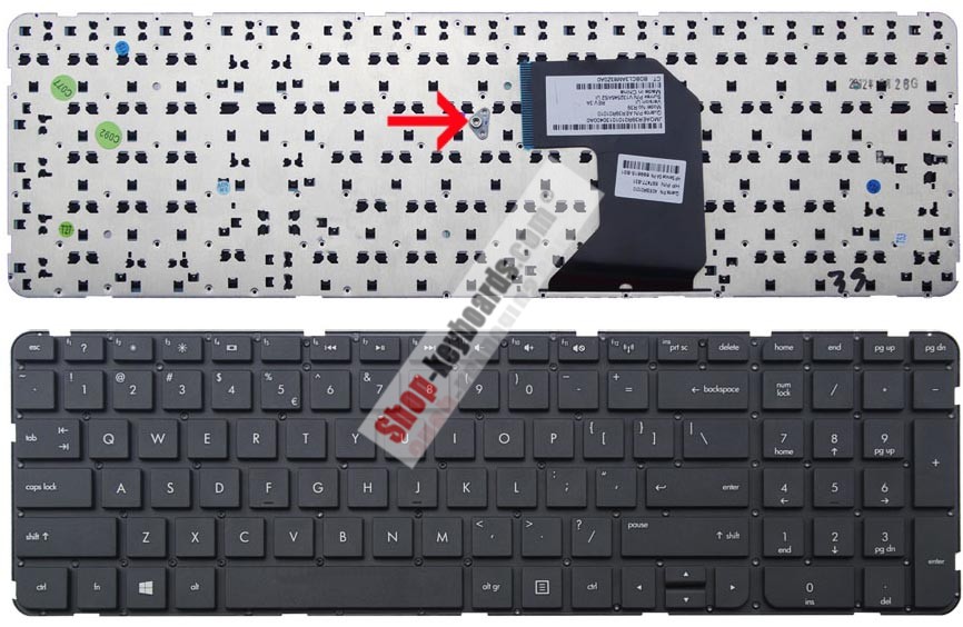 HP MP-11M86D0-920  Keyboard replacement
