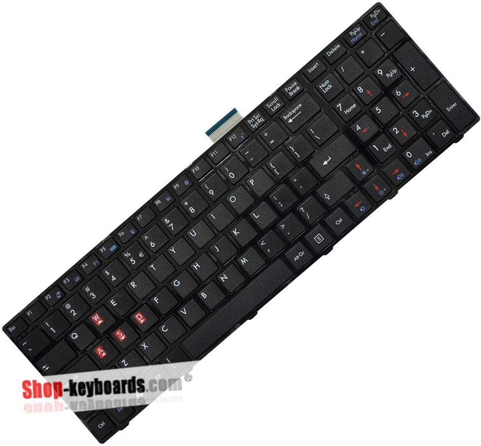 Medion Erazer X6823-MD 98269 Keyboard replacement