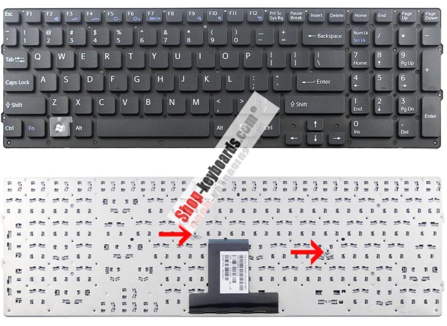 Sony VAIO VPC-EB2GFX  Keyboard replacement