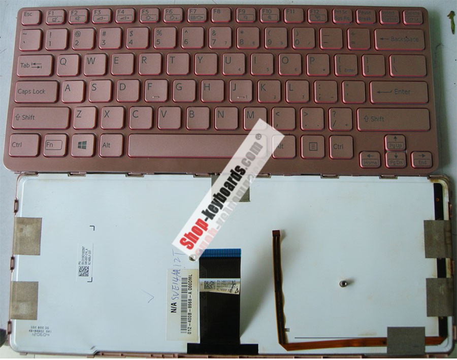 Sony Vaio SVE14A1S1EP Keyboard replacement