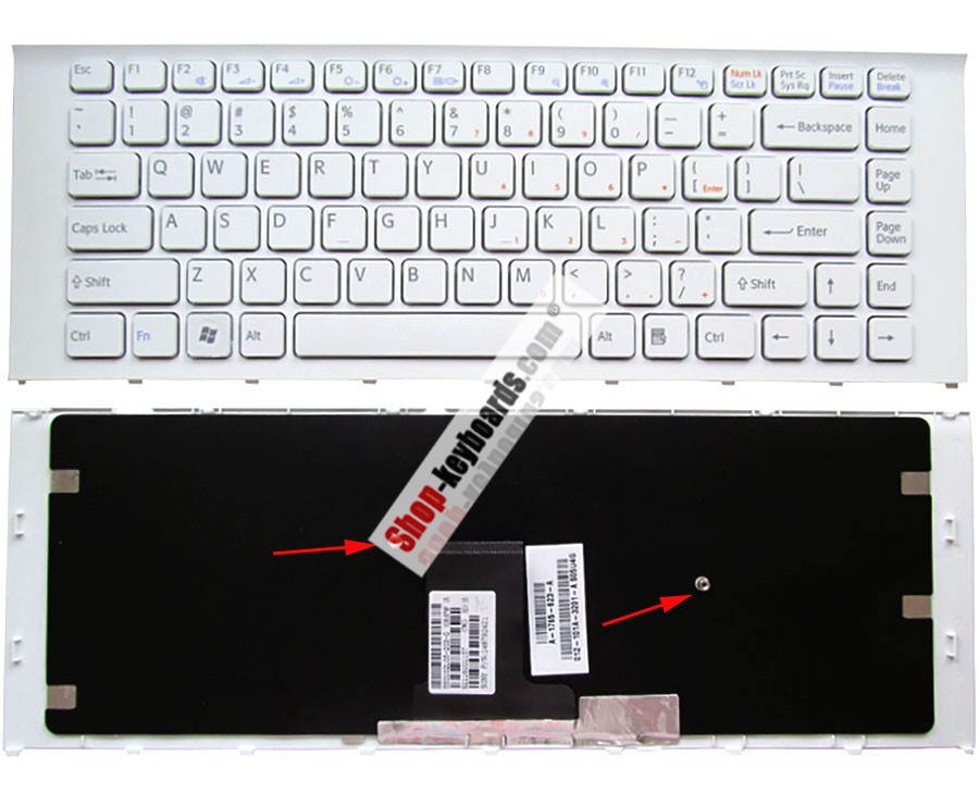 Sony VAIO VPC-EA37FX  Keyboard replacement