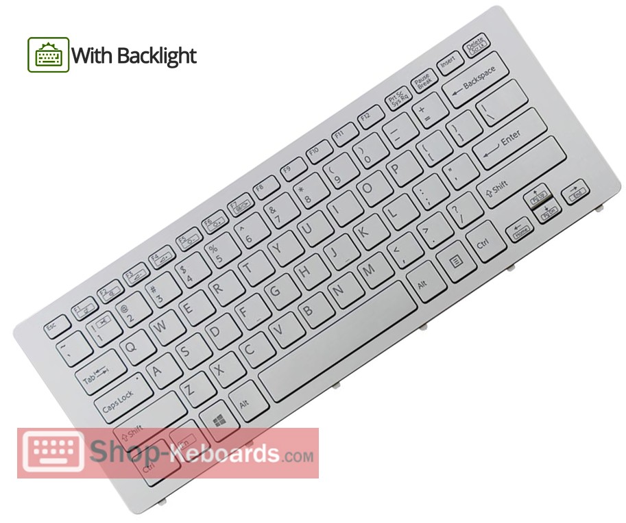 Sony VAIO SVF14N25CXB Keyboard replacement