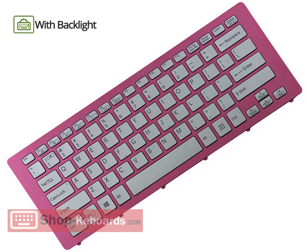 Sony VAIO SVF14N28SCP Keyboard replacement