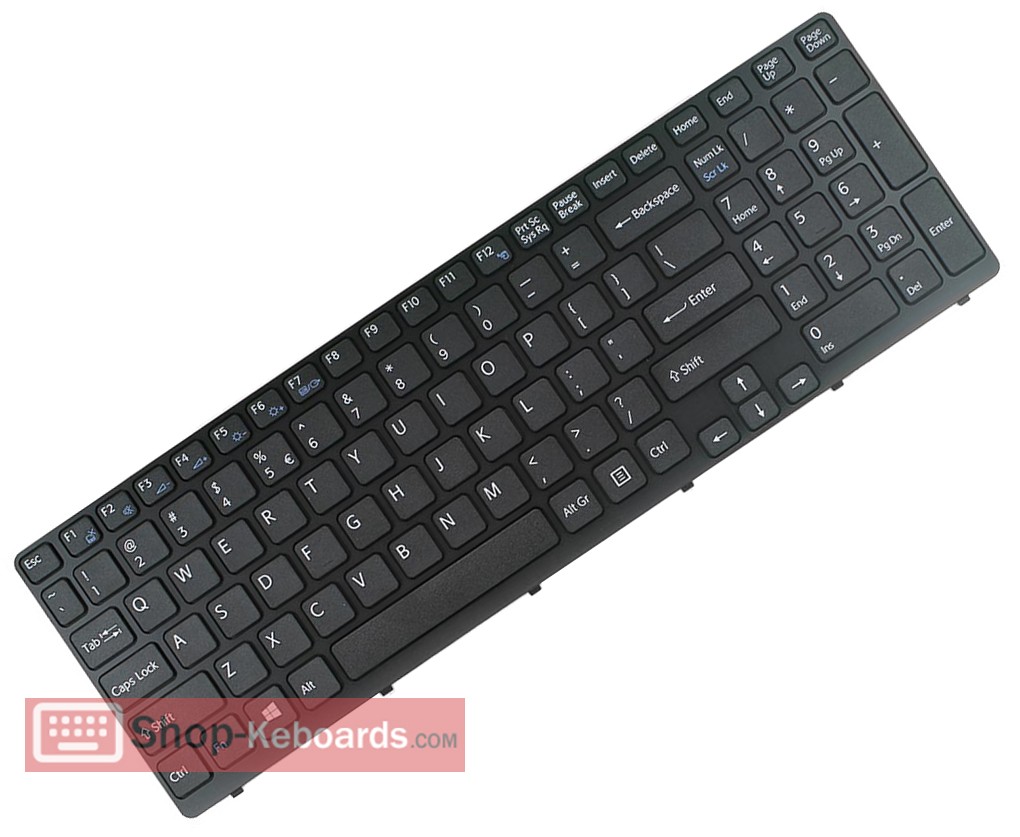 Sony 9Z.N6CBQ.C01 Keyboard replacement