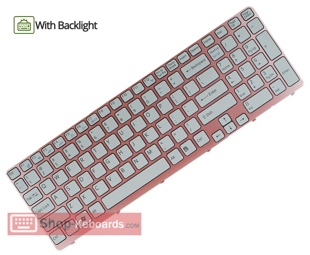 Sony VAIO SVE15129CGW Keyboard replacement