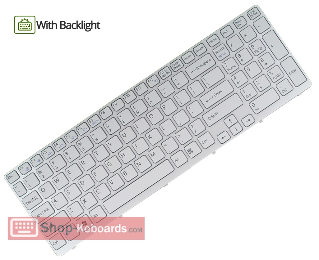 Sony MP-11K76D0-9203W Keyboard replacement