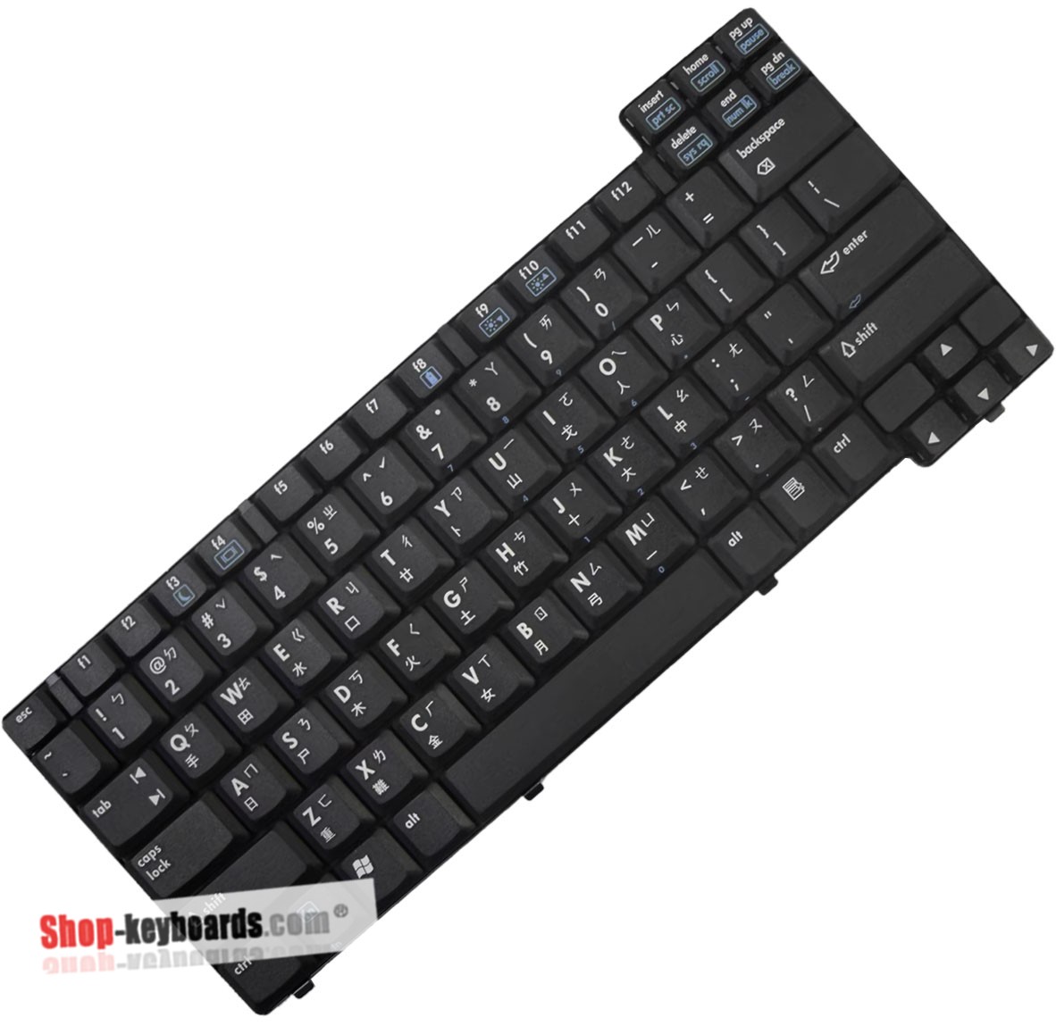 HP 9J.N7182.A0F Keyboard replacement