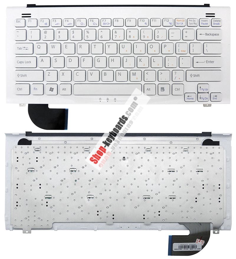 Sony VAIO VGN-TZ31WN Keyboard replacement