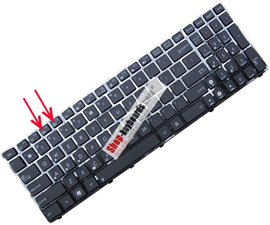 Asus MP-07G76P0-5283 Keyboard replacement
