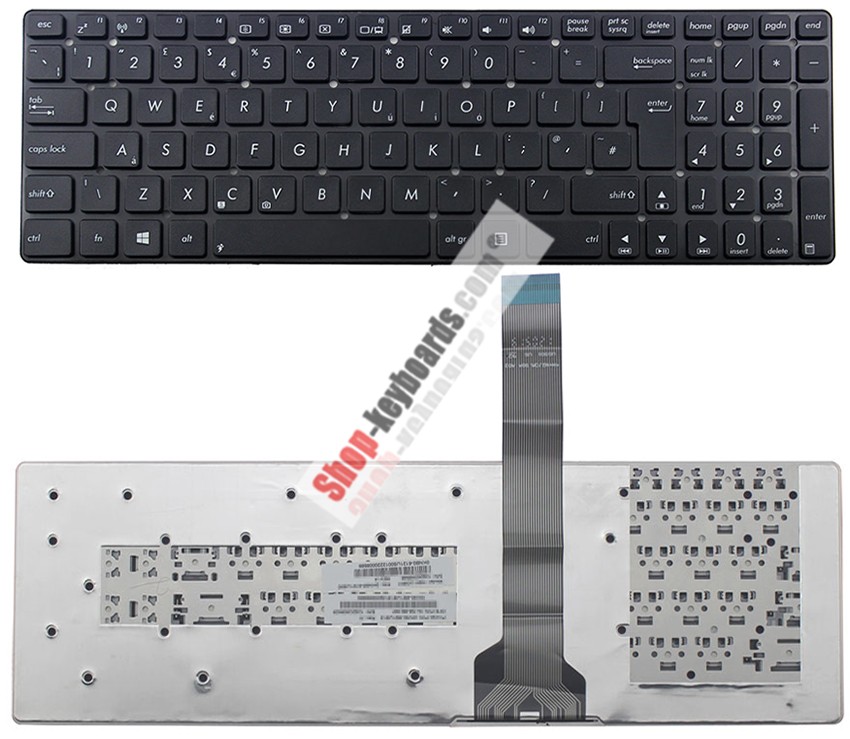 Asus R752LJ Keyboard replacement