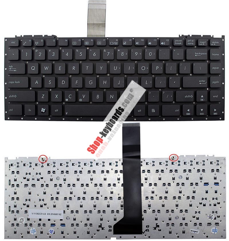 Asus 0KNB0-4110LA00 Keyboard replacement