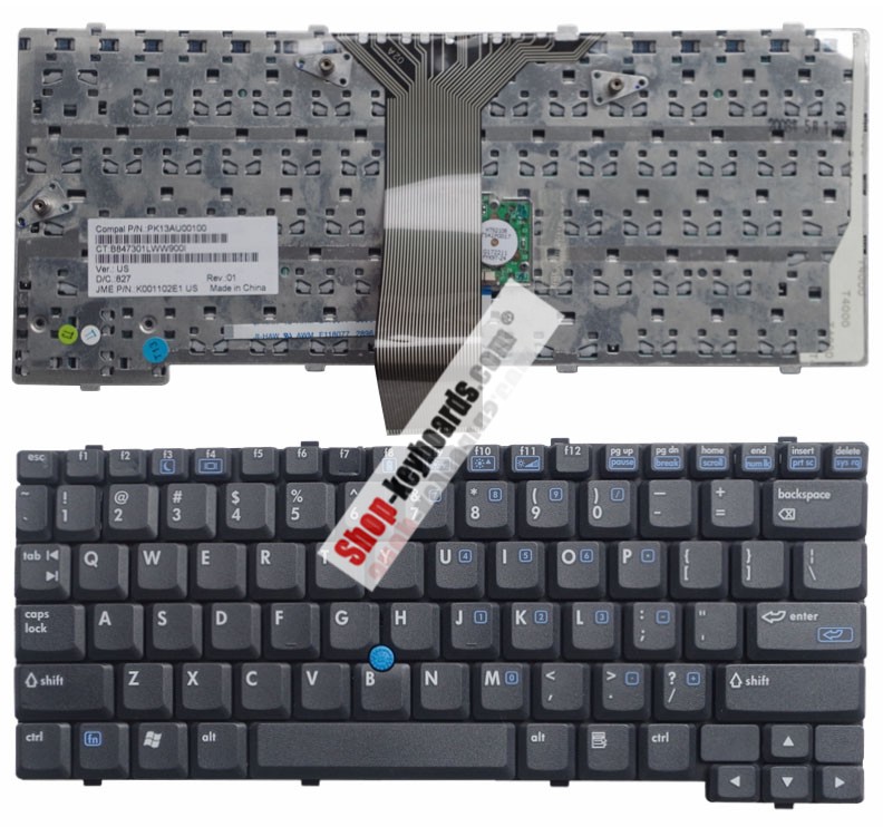 HP PK13AU00100 Keyboard replacement