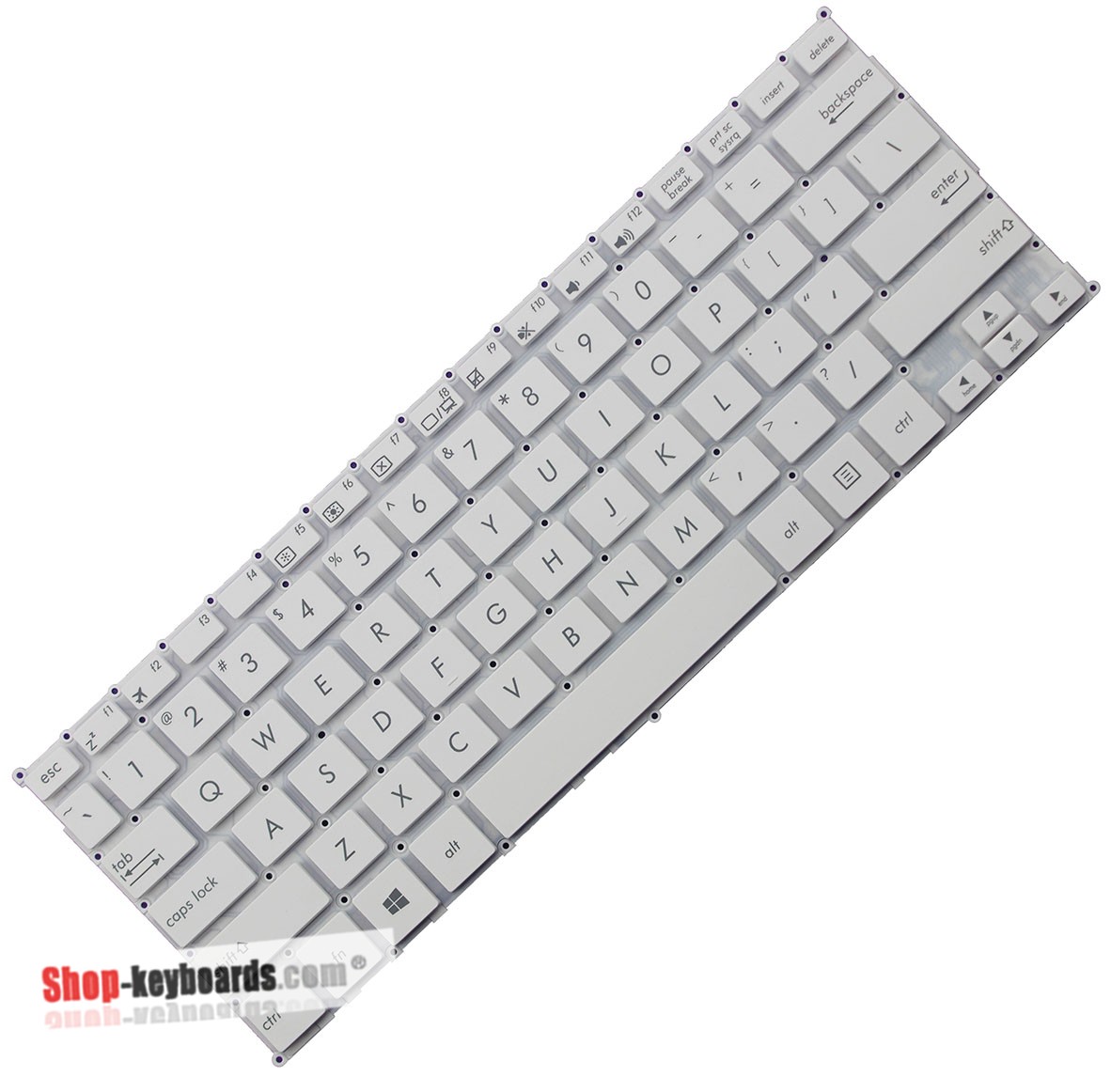 Asus MP-12K13SU-9204W  Keyboard replacement