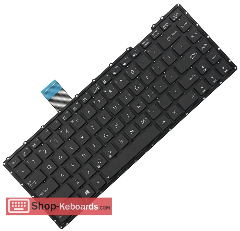 Asus MP-11L96I0-9202W Keyboard replacement