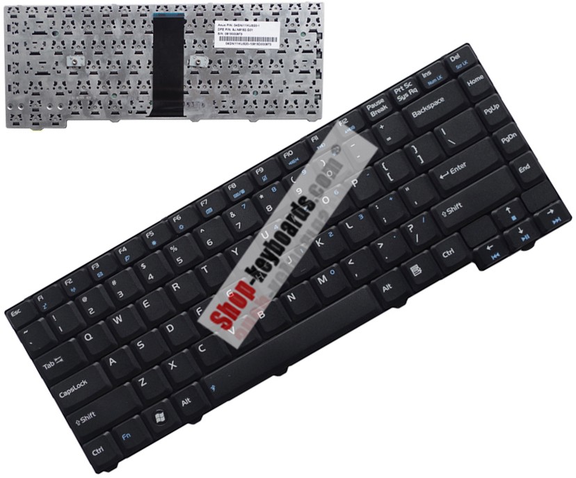 Asus 9J.N8182.F0T Keyboard replacement