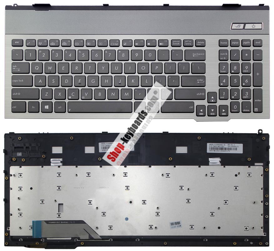 Asus G55V Keyboard replacement