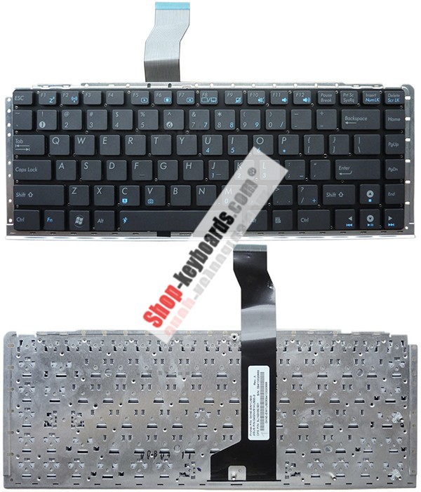 Asus 9J.N2K82.50F Keyboard replacement