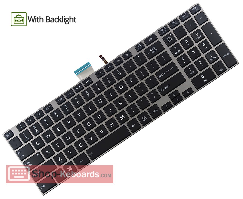 Toshiba MP-11B56F0-528W Keyboard replacement