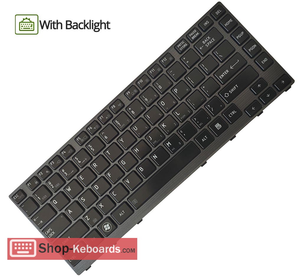Toshiba 9Z.N4XGC.B0G Keyboard replacement