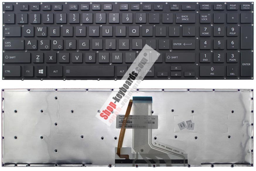 Toshiba SATELLITE P50-A-136  Keyboard replacement