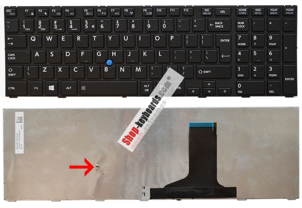 Toshiba TECRA A50-A-1D1 Keyboard replacement