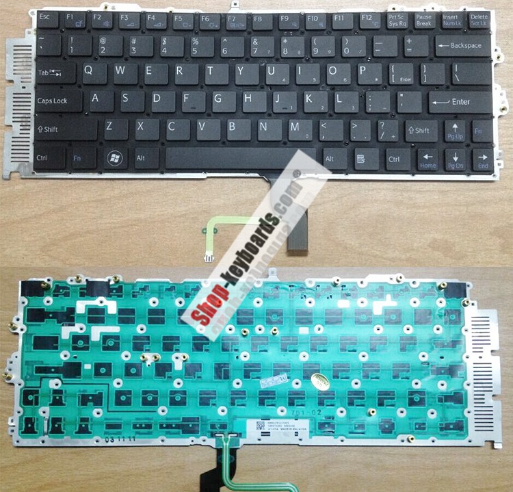 Sony VAIO VPC-Z21CGX Keyboard replacement