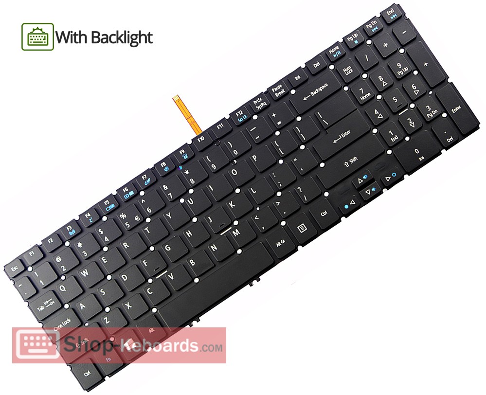 Acer ASPIRE NITRO VN7-571G-764L  Keyboard replacement