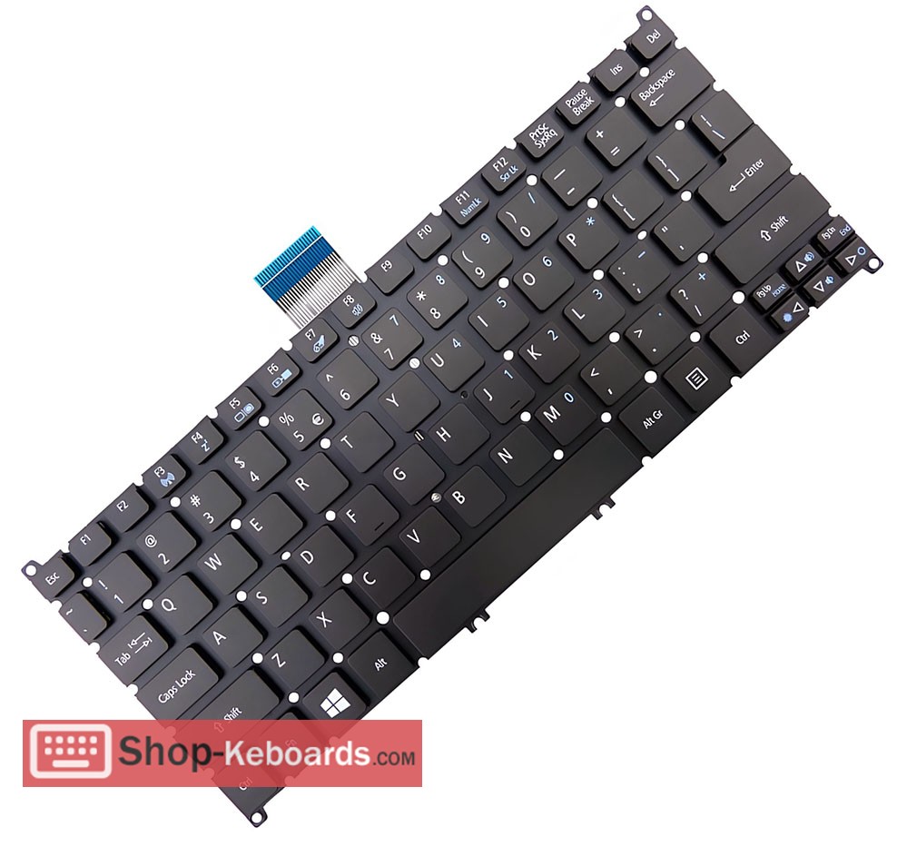 Acer NSK-R71BW 0U Keyboard replacement