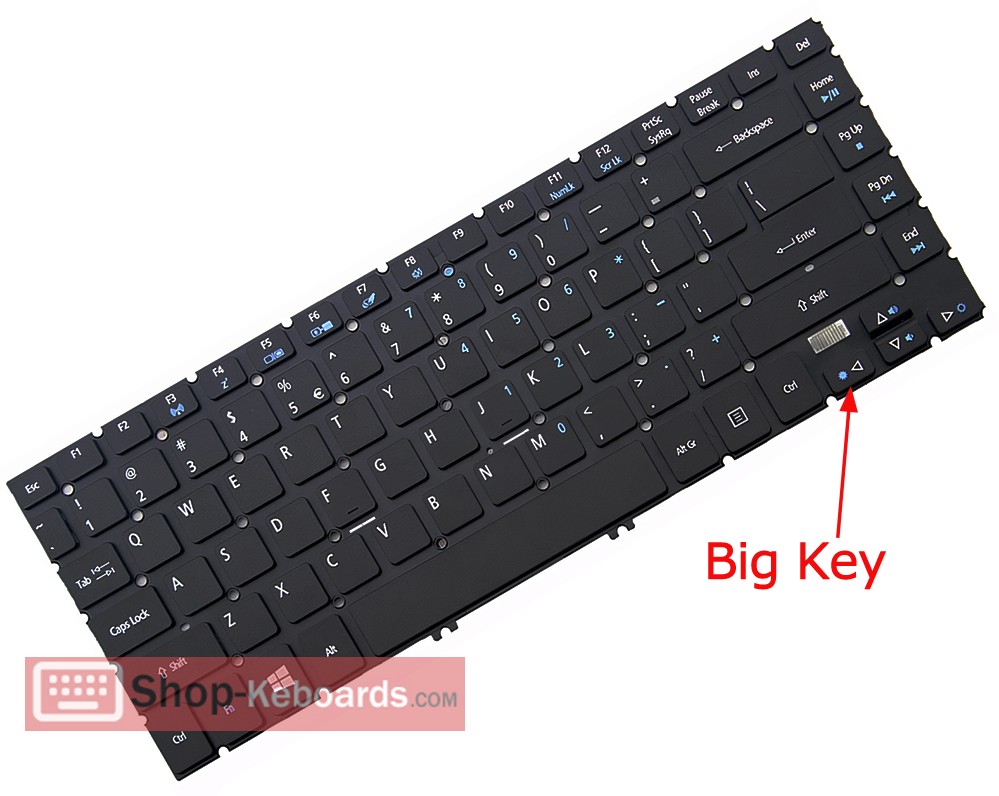 Acer TRAVELMATE TMP645-M-6438  Keyboard replacement