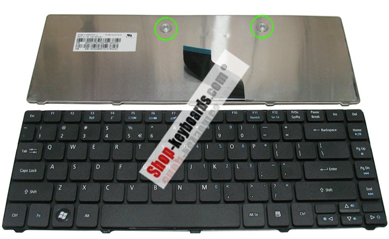 Acer Aspire 4750ZG Keyboard replacement
