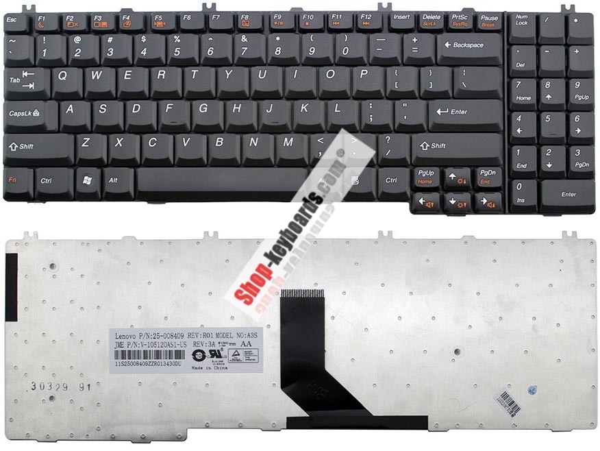 Lenovo MP-08K50J0-686 Keyboard replacement