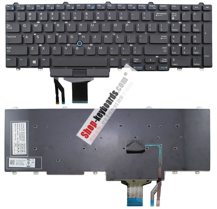 Dell ON7CXW Keyboard replacement