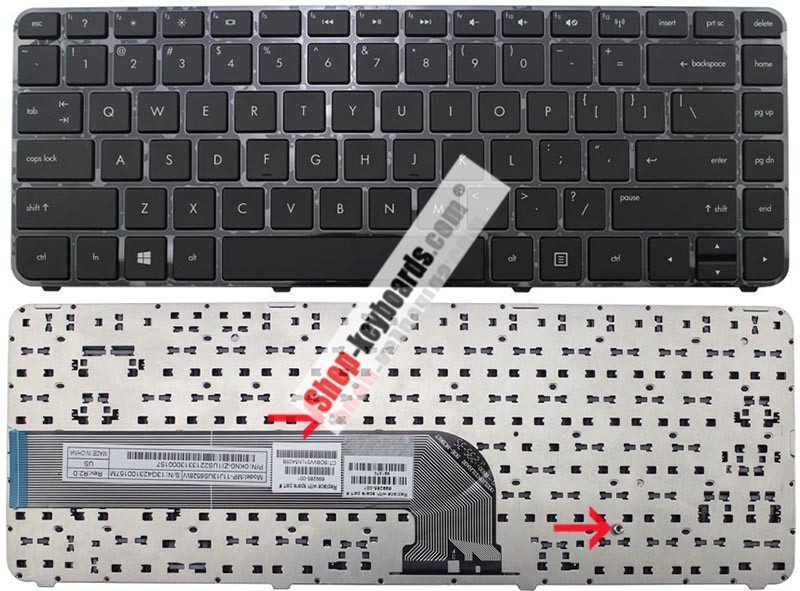 HP PAVILION DV4-5110US  Keyboard replacement