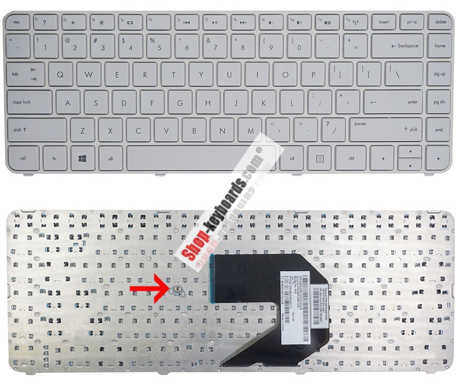 HP 686222-DB1 Keyboard replacement