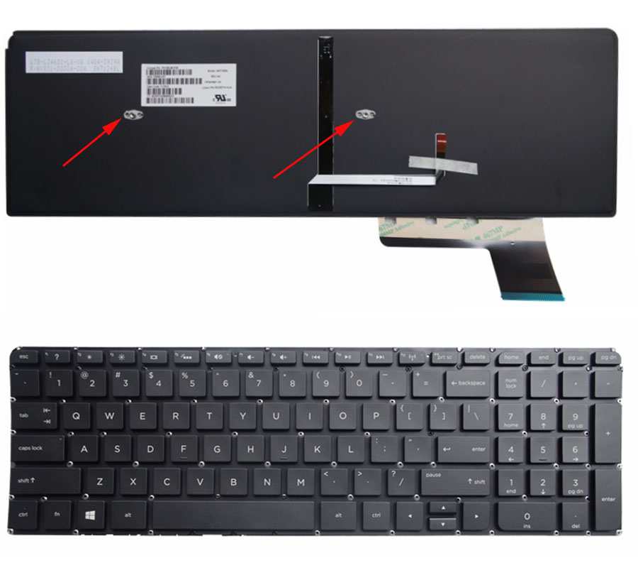 HP PK130UM1F01 Keyboard replacement