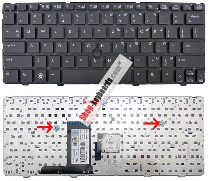 HP 700948-FL1  Keyboard replacement