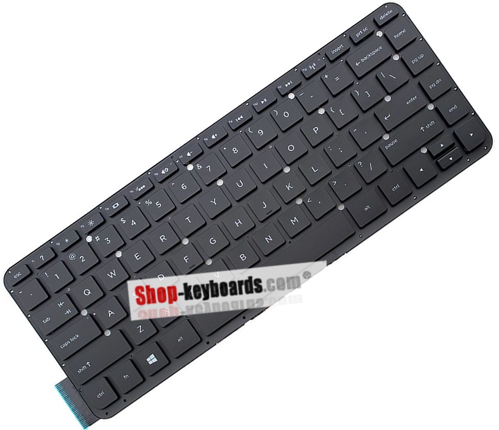 HP 490.02C07.0L00  Keyboard replacement
