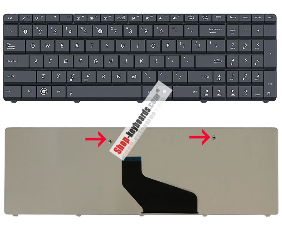 Asus K73SV-TY381V Keyboard replacement