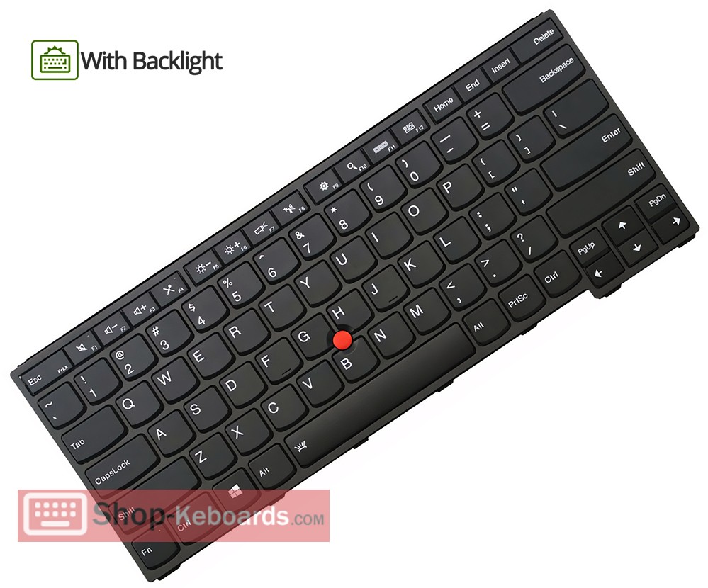 Lenovo ThinkPad Yoga 14 MT 20DM Keyboard replacement