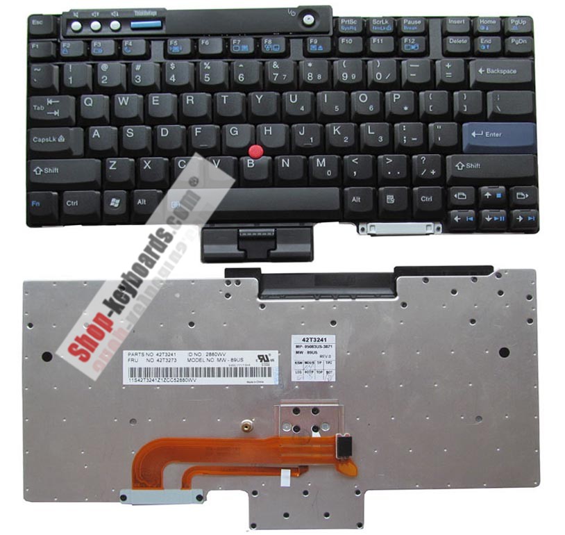 Lenovo 8C40C0 Keyboard replacement