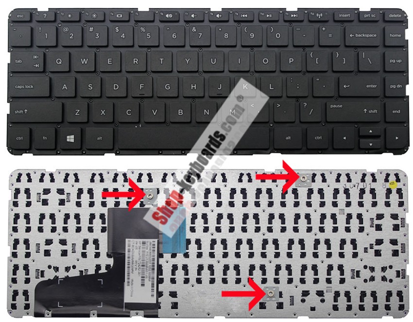 HP 724252-BA1  Keyboard replacement