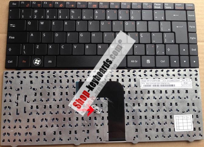 CNY INTELBRAS 0H206802334M Keyboard replacement